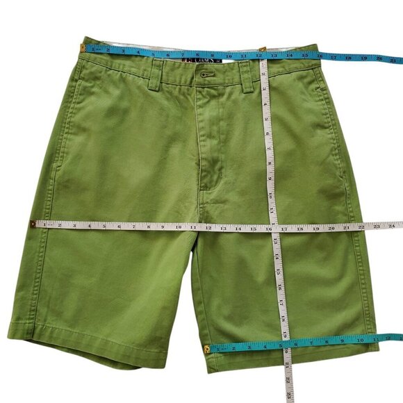 CHAPS MEN GREEN SHORTS SZ 32 - Picture 6 of 7